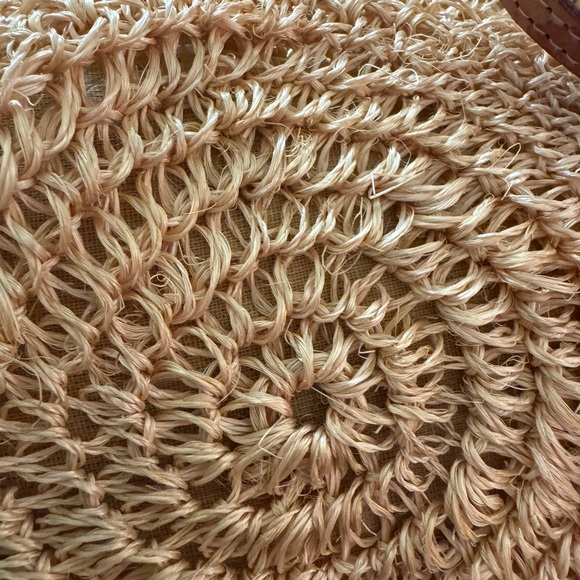 Yellow and Brown Hobo Bag with Spiral Design - Picture 3 of 8